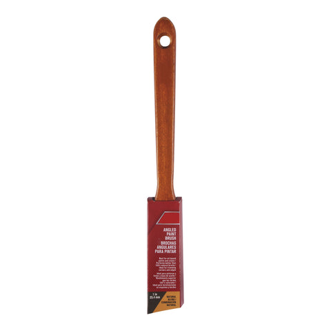1'' Paint Brush, Angled, Natural Blend, Wood Handle