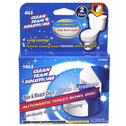 2 Pcs Automatic Toilet Bowl Disc