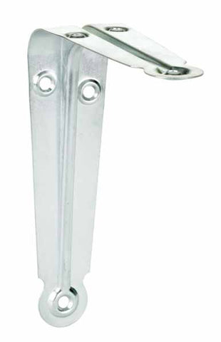 5' x 6' Steel Shelf Bracket, Silver Plated
