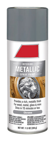 Chrome Metallic Spray Paint 11.5 Oz.
