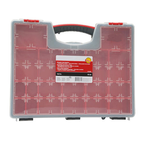 Horizontal Parts Organizer, Plastic
