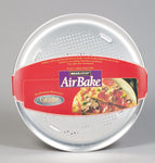 Airbake 15-3/4 In. L X 15-13/16 In. W Pizza Pan Silver