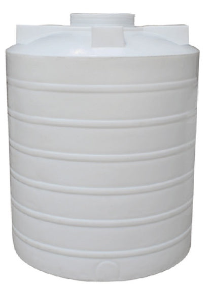 Baz Vertical Water Tank, 1000 Ltrs, Plastic, White