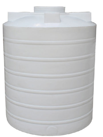 Baz Vertical Water Tank, 1500 Ltrs, Plastic, White