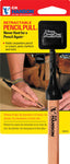 C.H. Hanson Retractable Pencil Pull, 3.5"L x 0.5"W, Plastic, Black