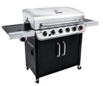 Char-Broil Performance Series 6 Burner Gas Grill, Stainless Steel, Black
