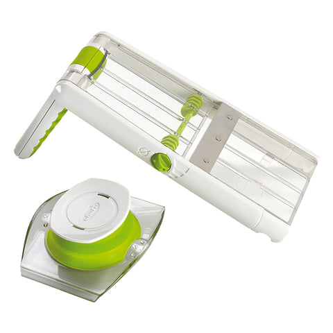 Chef'n SleekSlice 4-3/8 in. W x 9 in. L Green/White Hand-Held Mandoline