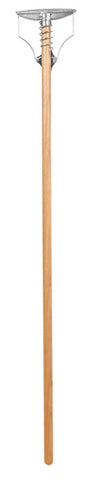Contek Mop Handle, 54" L x 1-1-8'.Dia, Wood, Natural