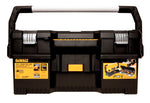 Dewalt 24" Tool Box, 12.7" x 11.2", Resin, Black