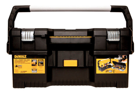 Dewalt 24" Tool Box, 12.7" x 11.2", Resin, Black