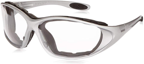 Dewalt Framework Protective Eyewear, Anti-Fog, Clear Lens, Silver Frame