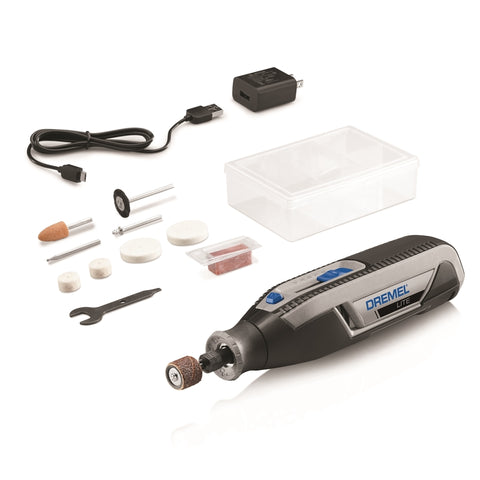 Dremel Lite Rotary Tool, Gray, Cordless 4 volt 25000 rpm