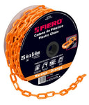 Fiero Plastic Chain, 5 mm, Orange