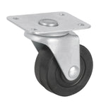 Fiero Swivel Plate Caster Wheel, 35 MM, Capacity 90 KG