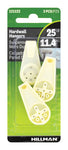 Hillman 25 lb. Nylon Hardwall Picture Hanger 3 pk
