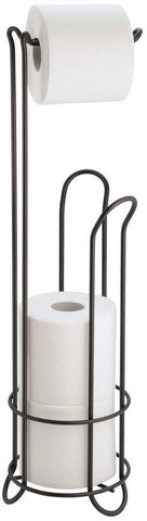 InterDesign Classico Roll Stand Plus, Steel, Bronze