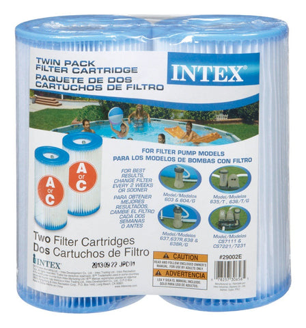 Intex Filter Cartridge, Pack of 2