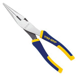 Irwin Vise-Grip Long Nose Plier, 8", Blue/Yellow