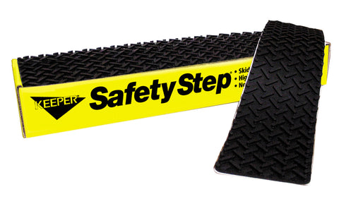 Keeper Step Safety, 4'' x 17.5'', Skid Resistant, Rubber