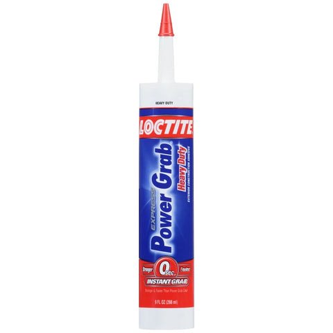 Loctite Power Grab Express Heavy Duty Construction Adhesive, 9 Ounce Cartridge