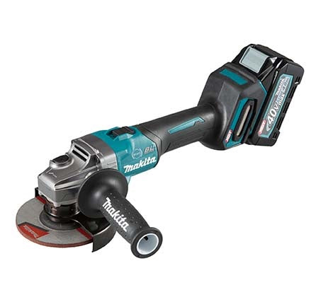 Makita Cordless Angle Grinder, 125 mm, 40V max Li-ion, Hole Dia  22.23 mm