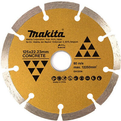 Makita Diamond Saw Blade, 125 x 22.23 mm, For Concrete