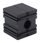 Master Magnetics Magnetizer 0.6 MGOe, 1" x 1", Ferrite Powder/Rubber Polymer Resin, Black