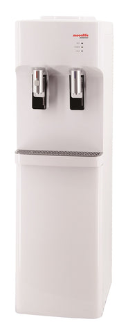 Moonlife Water Dispenser, Hot 5 Ltr, Cold 2 Ltr, Heating 500 W, Cooling 85 W, White