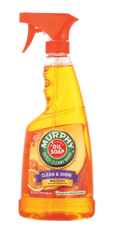 Murphy Oil Soap Wood Cleaner, 22 oz, Multi-Purpose, Orange Scent