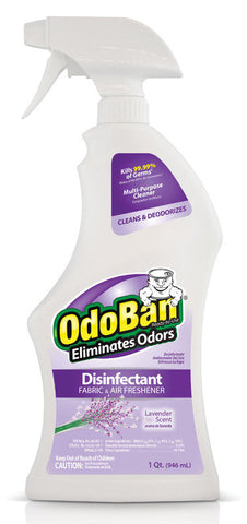 OdoBan Lavender Scent Disinfectant Fabric & Air Freshener 1 qt. Liquid