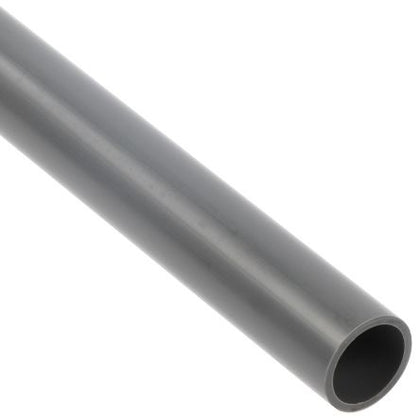 PVC Pipe, 1'' Dia x 6 Mtrs, Gray
