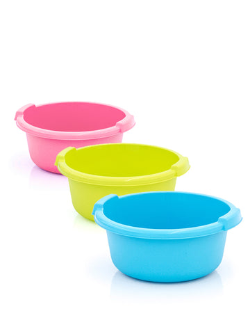 Plastiken Mixing Bowl, 4 Ltrs, 26 cm Dia. Plastic, Assorted Colors