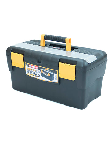 Plastiken Professional Tool Box, 47 x 26 x 23 cm, Black
