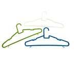 Plastiken Suit Hangers, 42 cm, Pack of 3, Plastic, Assorted Colors