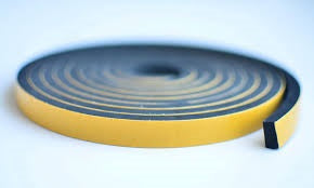 PolyTape Self-Adhesive Seals for Windows & Doors, 50 Mtrs Roll, Black