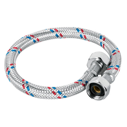 Pretul Supply Line, 1/2'' X 40 cm, Braided Aluminum, Zinc Connectors