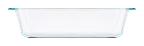 Pyrex Baking Dish, 7''W x 11''L x 3''D, Non-Porous Glass, Clear
