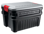 Rubbermaid Action Packer Storage Tote, 24 Gallon, 26'' x 18.5'' x 17'', Roughneck, Black