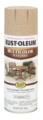 Rust-Oleum Stops Rust Desert Bisque Textured Multicolor Textured Spray 12 Oz.