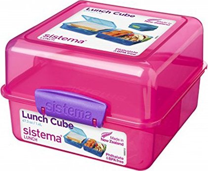 Sistema Food Container, Square, 1.4 Ltrs, BPA Free