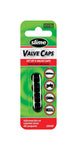 Slime Tire Valve Caps, Plastic, Pack of 4, Black