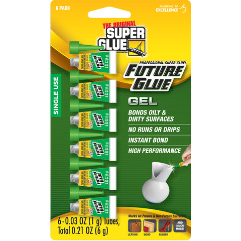 The Original Super Glue Corporation All Purpose Super Glue, 0.21 oz., Pack of 6, Cyanoacrylate