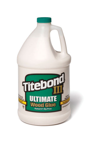 Titebond III Ultimate Wood Glue, 1 Gallon, Waterproof, Indoor/Outdoor