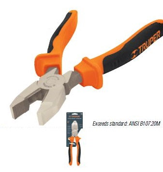Truper 9' Heavy Duty Professional Lineman's Plier, Comfort Grip