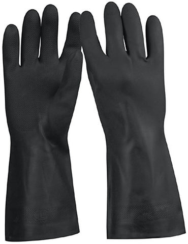 Truper Chloroprene Rubber Gloves, Large Size, For Chemical Handling