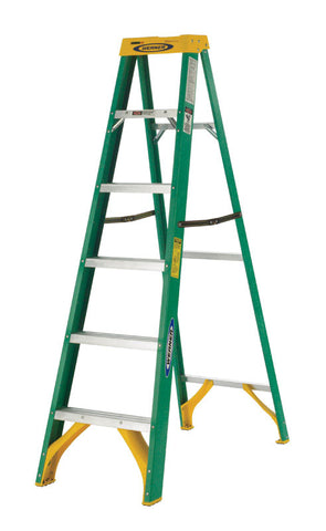 Werner 6 Ft. Fiberglass Ladder 225 Lb. Type Ii