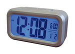 Westclox Alarm Clock, 5.3'', Digital, Silver