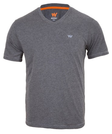 Wildcraft 40401 V Neck D_Grey_Mel M