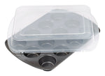 Wilton Perfect Recipe Muffin Pan, 11''W x 15.5''L x 2.25''D, Steel, Silver