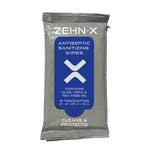 Zehn-X Antiseptic Sanitizing Wipes, 6'W x 8'L, Fiber Blend, Pack of 10